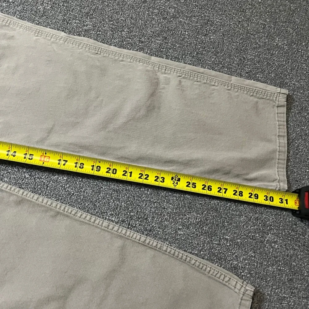 Ridgecut Toughwear Mens 34x32 Beige Canvas Carpenter Pants Utility Workwear - Picture 5 of 11